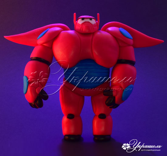 торт город героев, фигурка на торт город героев, big hero торт